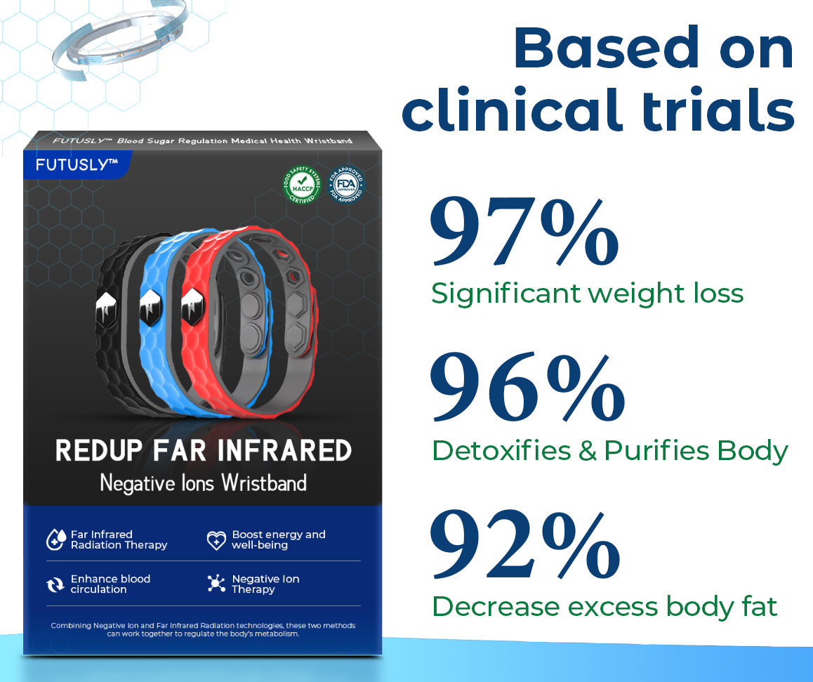 🧑⚕️💧Futusly™ RedUp Far Infrared Negative Ions Body Detoxing Wristband(🔥LAST DAY 70% OFF)