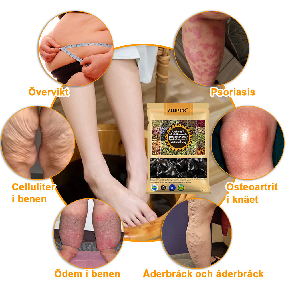 đ±đGFOUKâą (30 vĂ€xtbaserade ingredienser) Lymfatisk drĂ€nering Fotbad för viktminskning đŠ”đ© (Lymfatisk terapi rekommenderas av Svenska Lymfatiska SĂ€llskapet)