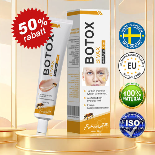 Sista Dagen-kampanj 70 % RABATT!-Furzero™ Botox Bee Venom Wrinkle Removal Cream-Tillverkad och skickad från Sverige!
