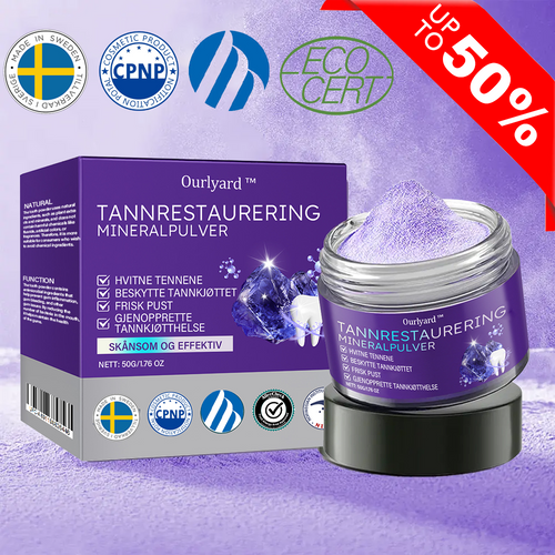 â
đšđ»ââïžOfficiell butik | Ourlyardâą Tooth Health Mineral Powderđšđ»ââïžHar erhĂ„llit certifiering frĂ„n LĂ€kemedelsverket (Behandlar parodontit och munsĂ„r, förhindrar tandförlust och reparerar tillbakadraget tandkött)