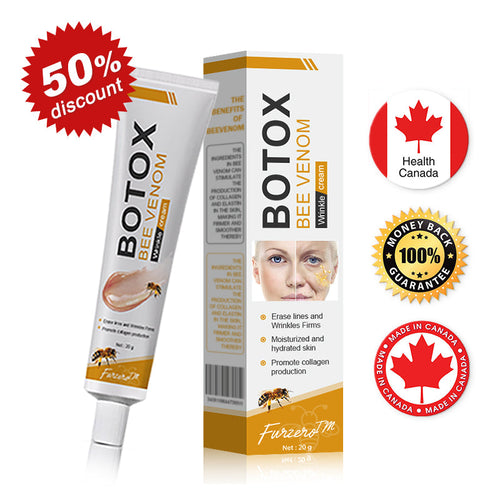 (🤓Made and Shipped from Canada✅) 👩⚕️Furzero™ Botox Bee Venom Wrinkle Removal Cream-(LAST DAY 70% OFF)