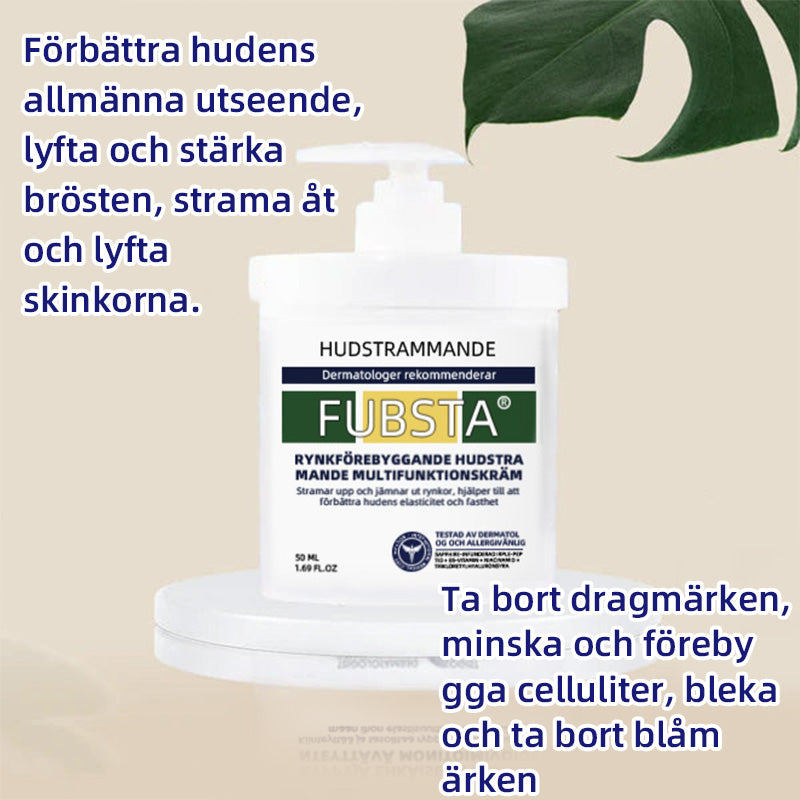🦀𝐅𝐮𝐛𝐬𝐭𝐚®translated as "Avancerad Uppstramande & Rynkreducerande Kräm.: Återställ hudens elasticitet