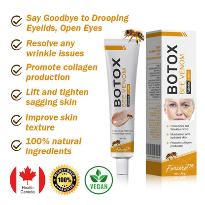 (🐓Made and Shipped from Canada✅) 👩‍⚕️Furzero™ Botox Bee Venom Wrinkle Removal Cream-(LAST DAY 70% OFF)