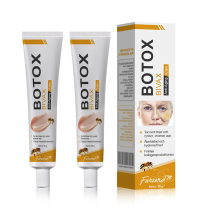 (🪂Tillverkad och skickad från Sverige✅) 👩‍⚕️Furzero™ Botox Bivax Anti-Aging Kräm - (SISTA DAGEN 70% RABATT)